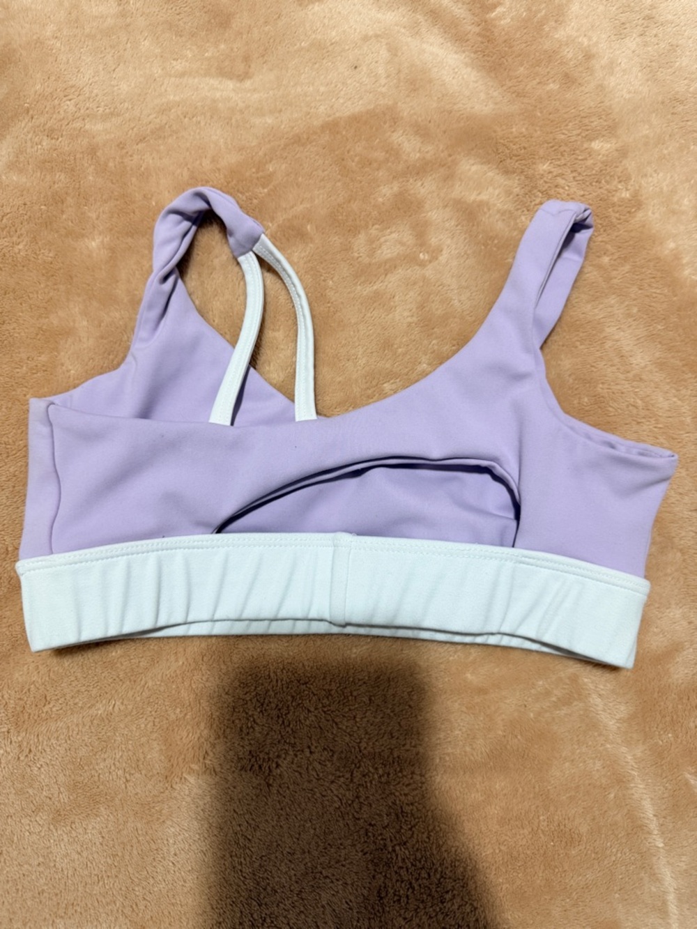 Lilac & White Performance Bike Shorts - Picture 6 of 13